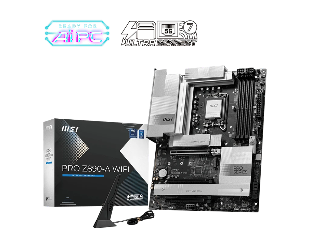 MSI PRO Z890-A (Wi-Fi 7) DDR5 Intel Motherboard