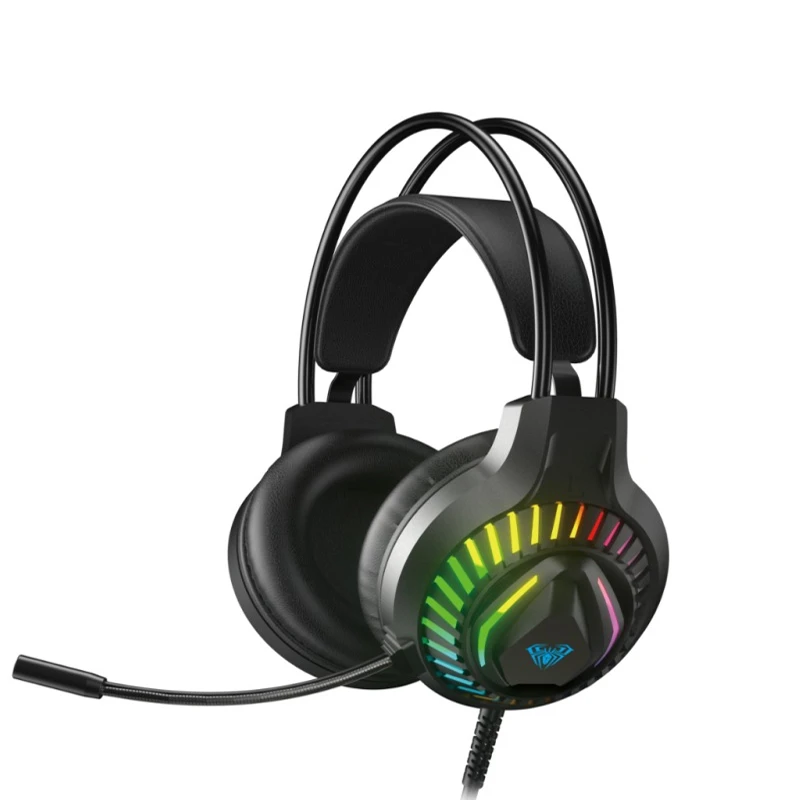 Aula S605 Wired Double Port Black Over-Ear Gaming Headphone
