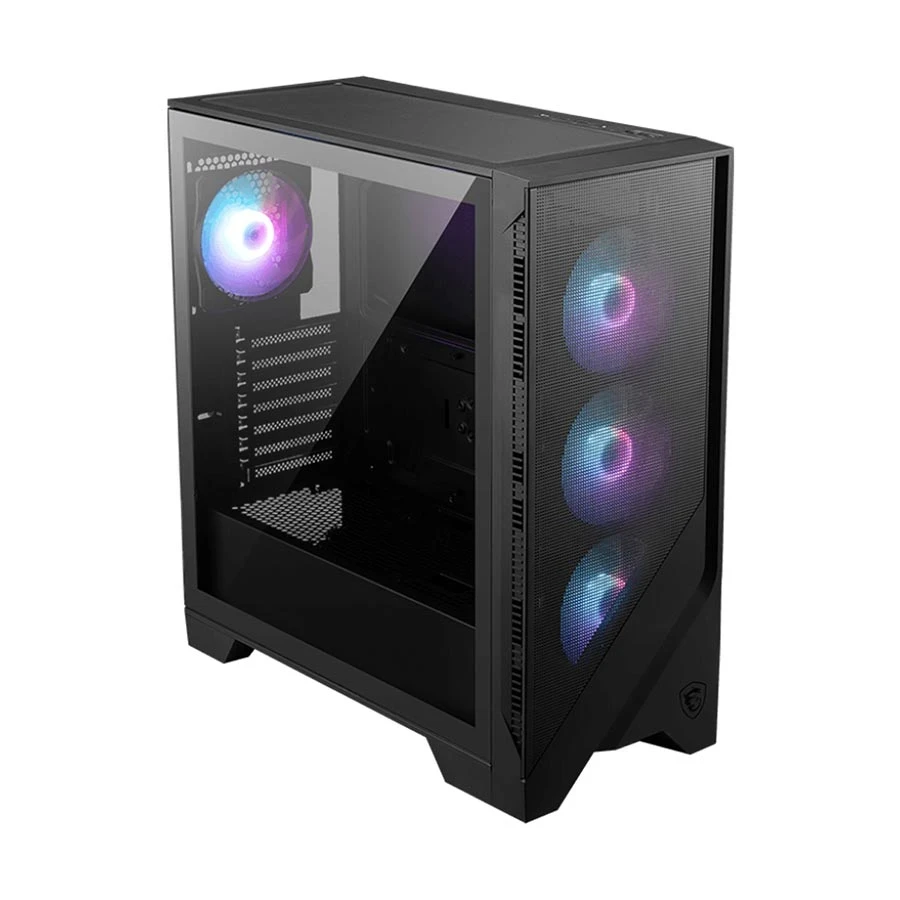 MSI MAG FORGE 321R AIRFLOW Mid Tower Black (Tempered Glass Window) Gaming Desktop Case