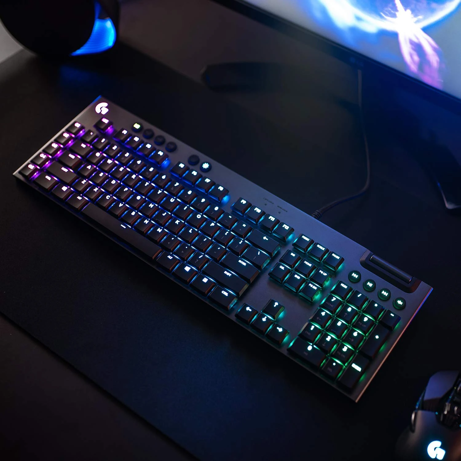 Logitech G813 Wired RGB Low-Profile (Clicky Switch) Black Mechanical Gaming Keyboard #920-009098