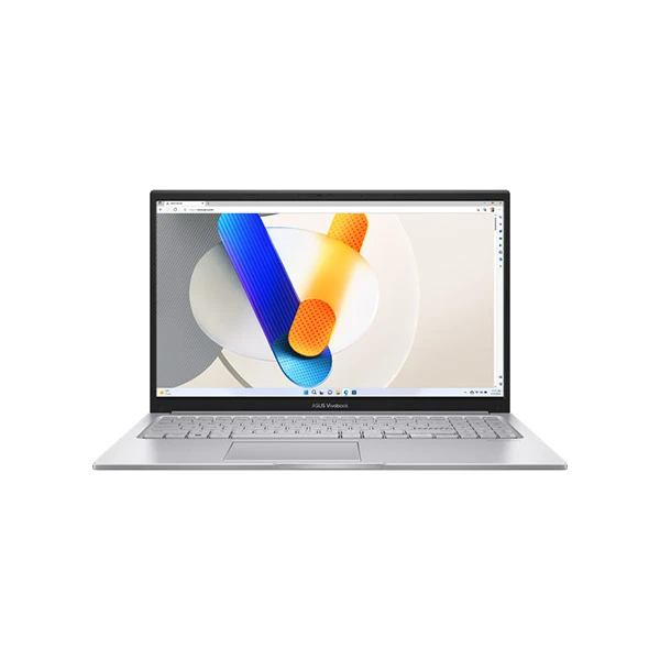 Asus Vivobook Go 15 X1504VA-NJ1137W- 15.6" I5 1335U, 8GB DDR4 RAM, 512GB NVMe - Cool Silver Laptop