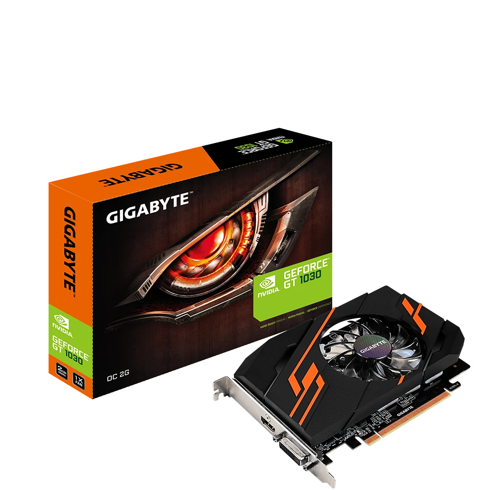 Gigabyte NVIDIA GeForce GT 1030 OC 2GB GDDR5 Graphics Card #GV-N1030OC-2GI
