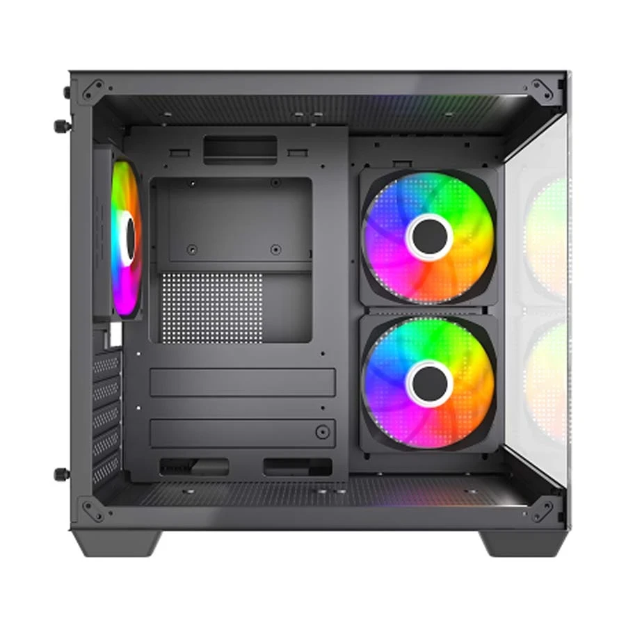 MaxGreen S275-22 Mid Tower Black Micro-ATX Gaming Desktop Casing