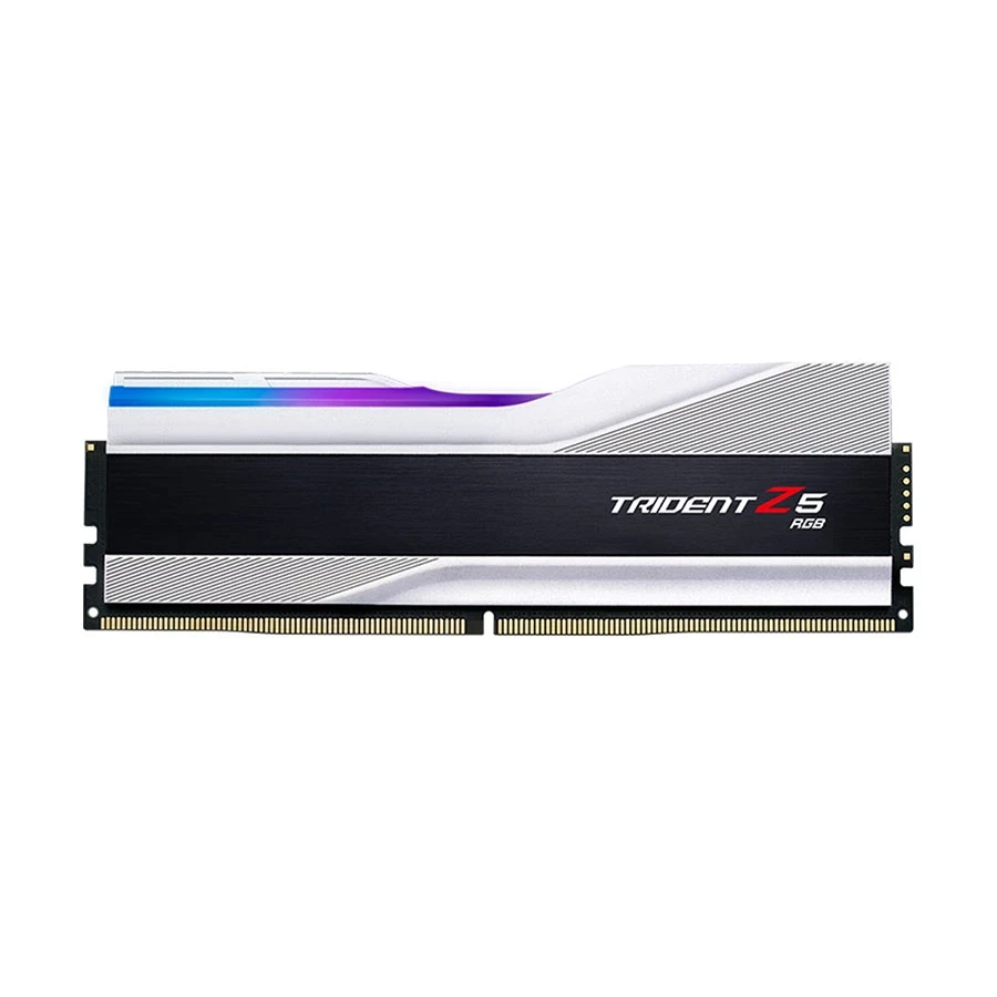 G.Skill Trident Z5 RGB 16GB DDR5 7200MHz Silver Gaming Desktop RAM #F5-7200J3445G16GX2-TZ5RS