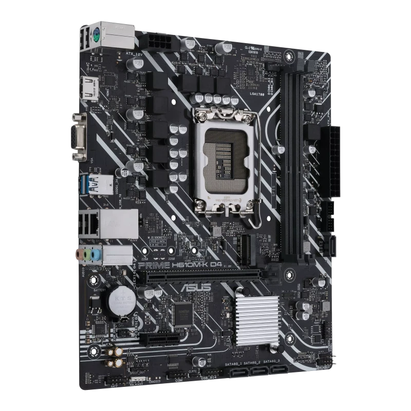 ASUS Prime H610M-K D4 Intel LGA 1700 12th, 13th & 14th Gen mATX Motherboard