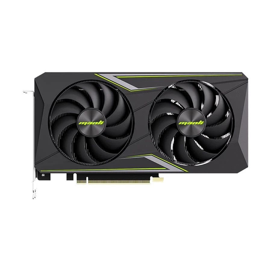 Manli Nebula GeForce RTX 5060 Ti Twin Cooler Black 8GB GDDR7 Graphics Card #M-N506TIN/D78G-M2650