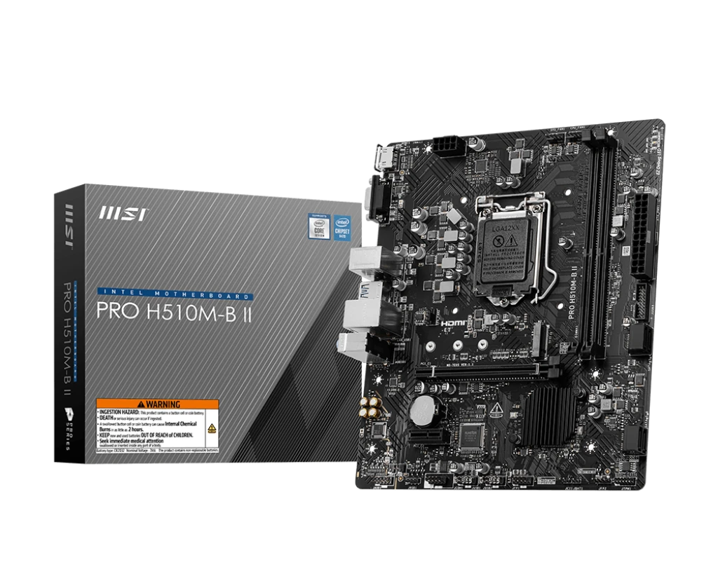 MSI PRO H510M-B II DDR4 10th Gen Intel Motherboard