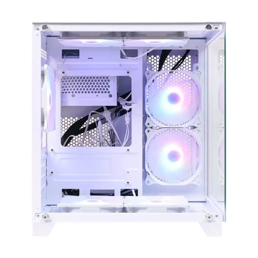 Revenger Base Dynamic Mini Mid Tower White Micro-ATX Gaming Desktop Casing