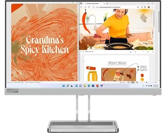 Lenovo L22i-40 21.5 Inch FHD IPS HDMI VGA Professional Monitor