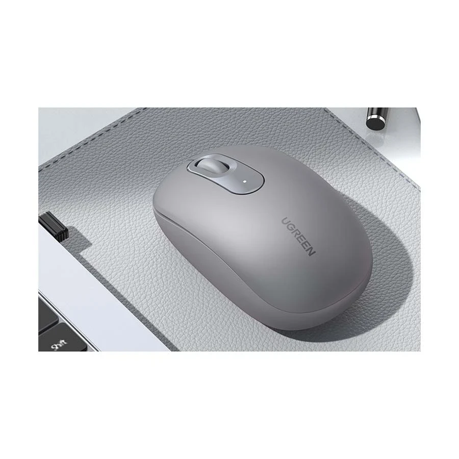 Ugreen MU105 (90669) Moonlight Gray Silent Wireless Mouse #90669