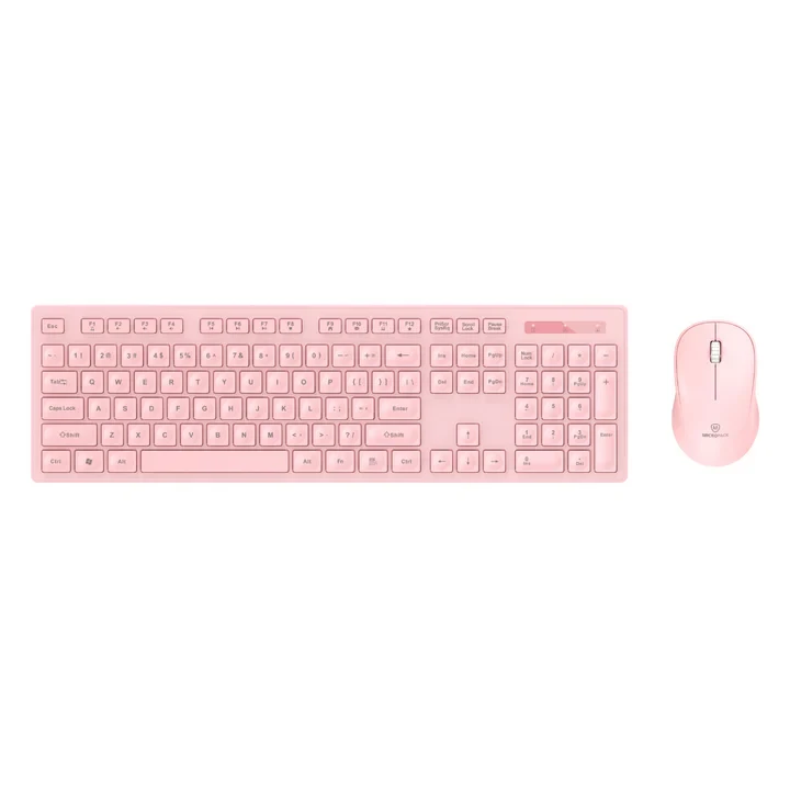 Micropack KM-237W Pink Wireless Keyboard & Mouse Combo