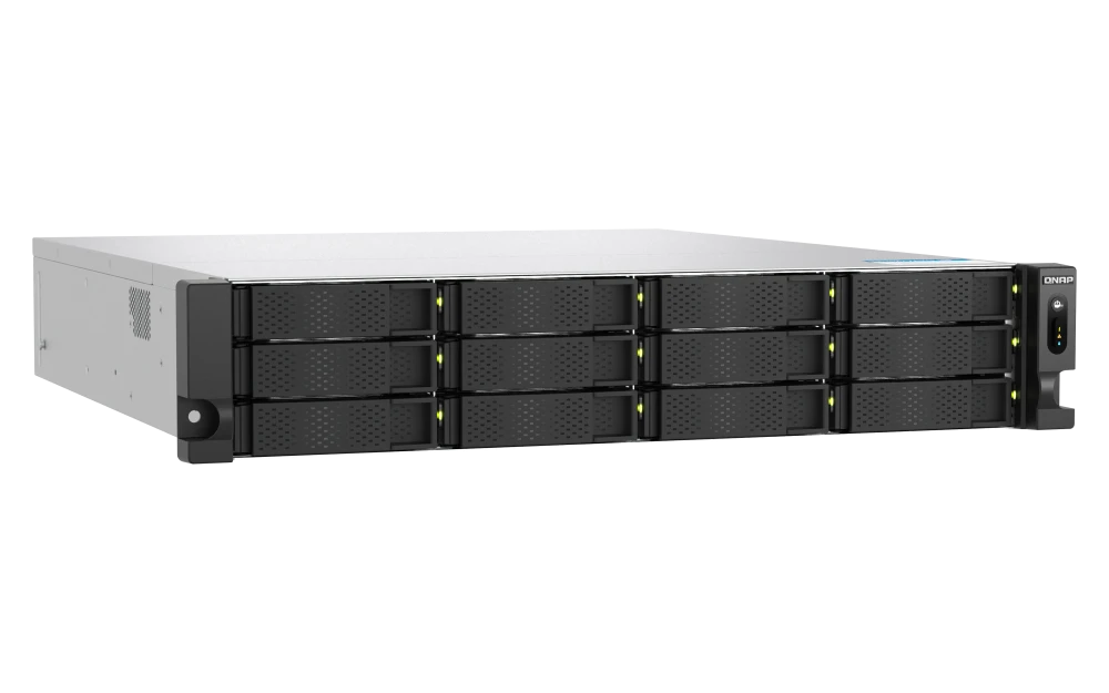 QNAP TS-h1277AXU-RP-R5-16G 12 Bay Rack AMD Ryzen 5 7000 series Network Storage (5 Year Warranty)