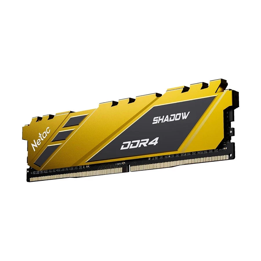 Netac Shadow 8GB DDR4 2666MHz Yellow Desktop RAM #NTSDD4P26SP-08Y