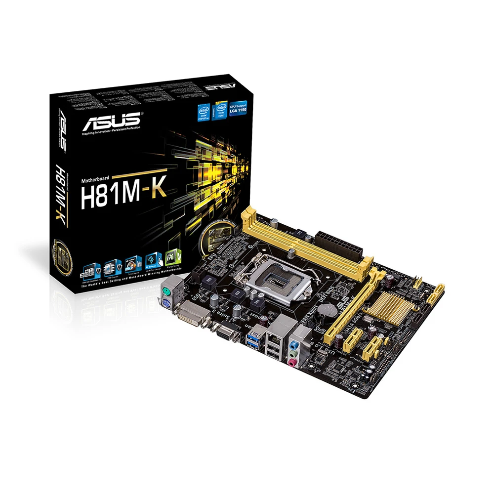 ASUS H81M-K Intel LGA 1150 4th Gen uATX Motherboard