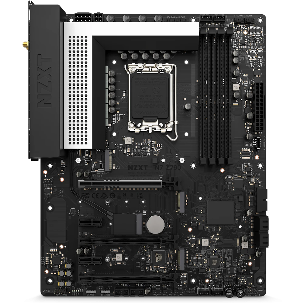 NZXT N7 Z790 (Wi-Fi 6E) DDR5 12th/13th/14th Gen Intel LGA1700 Socket Motherboard with Black Cover #N7-Z79XT-B1
