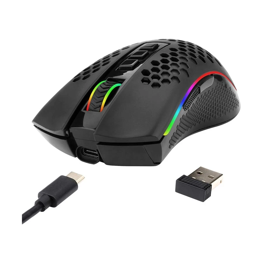 Redragon Storm Pro M808-KS RGB Wireless (Dual Mode) Black Gaming Mouse