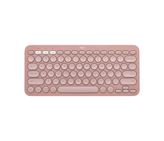 Logitech Pebble Keys 2 K380S Bluetooth Multi Device Tonal Rose Keyboard #920-011755
