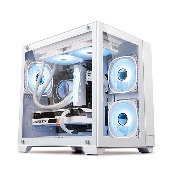 Golden Field Sea View M360 White Mid Tower Desktop Casing