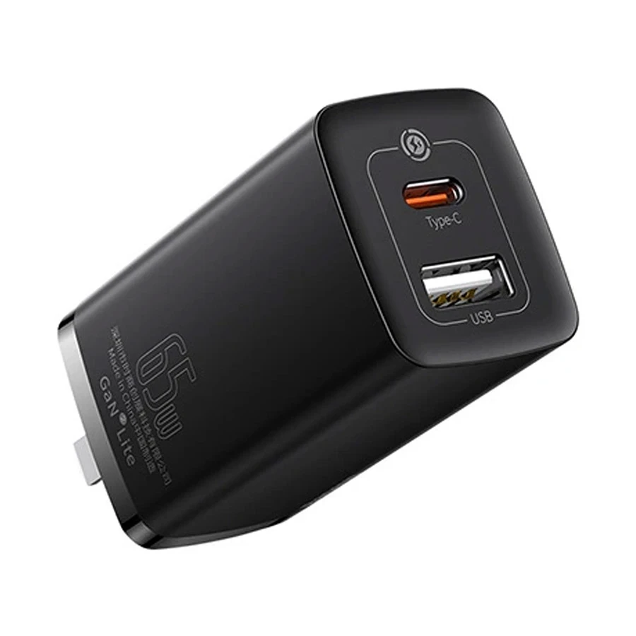 BASEUS GAN2 LITE C+U 65W CN SUPER VOOC FAST CHARGER