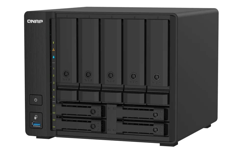 QNAP TS-932PX-4G 9 Bay Tower AnnapurnaLabs Alpine AL324 ARM Cortex-A57 Network Storage (2 Year Warranty)