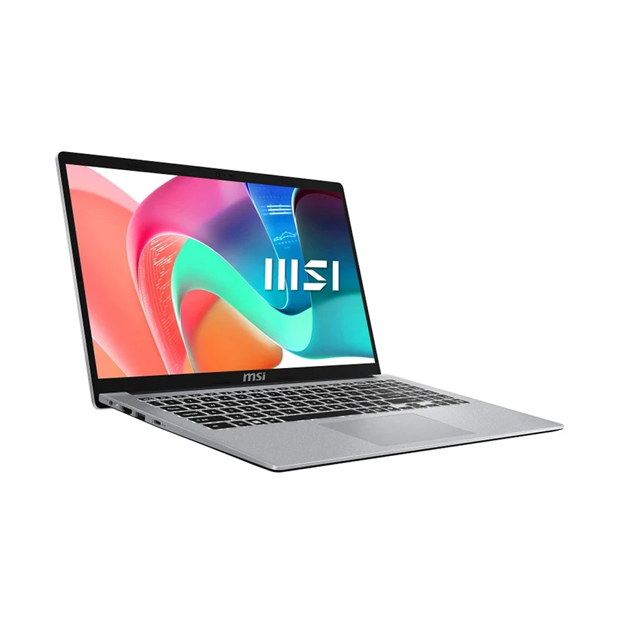 MSI Modern 15 F13MG 13th Gen Intel Core i5 1335U 8GB RAM, 512GB SSD AI Optimized Urban Silver Laptop (Laptop Bag is given Separately)
