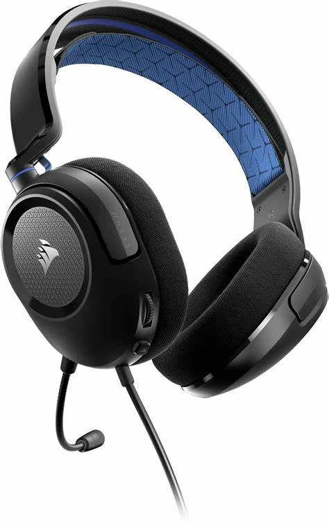 Corsair HS35 Stereo V2 Blue Wired Gaming Headset #CA-9011383-AP