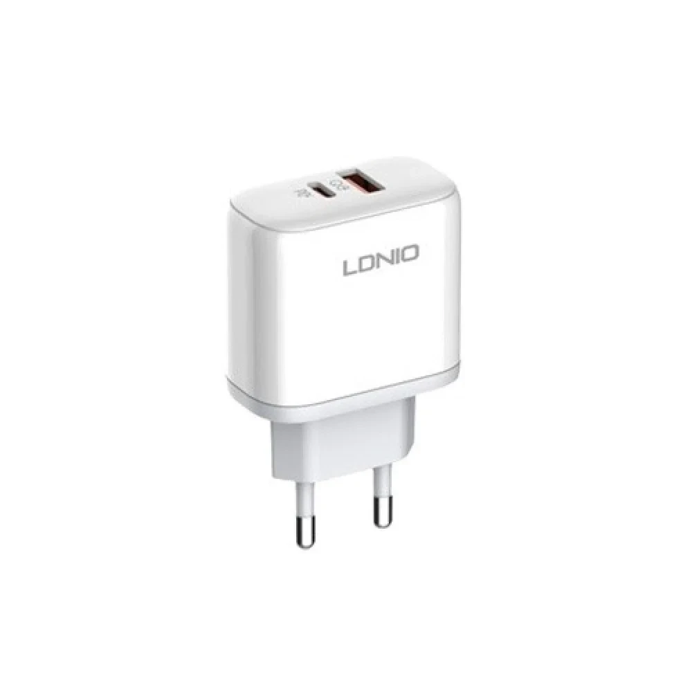 LDNIO A2526C 45W Dual USB QC4.0 Super Fast White Charger