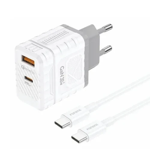 Foneng EU61 GaN 30W 2-Port Type - A & Type - C Charger