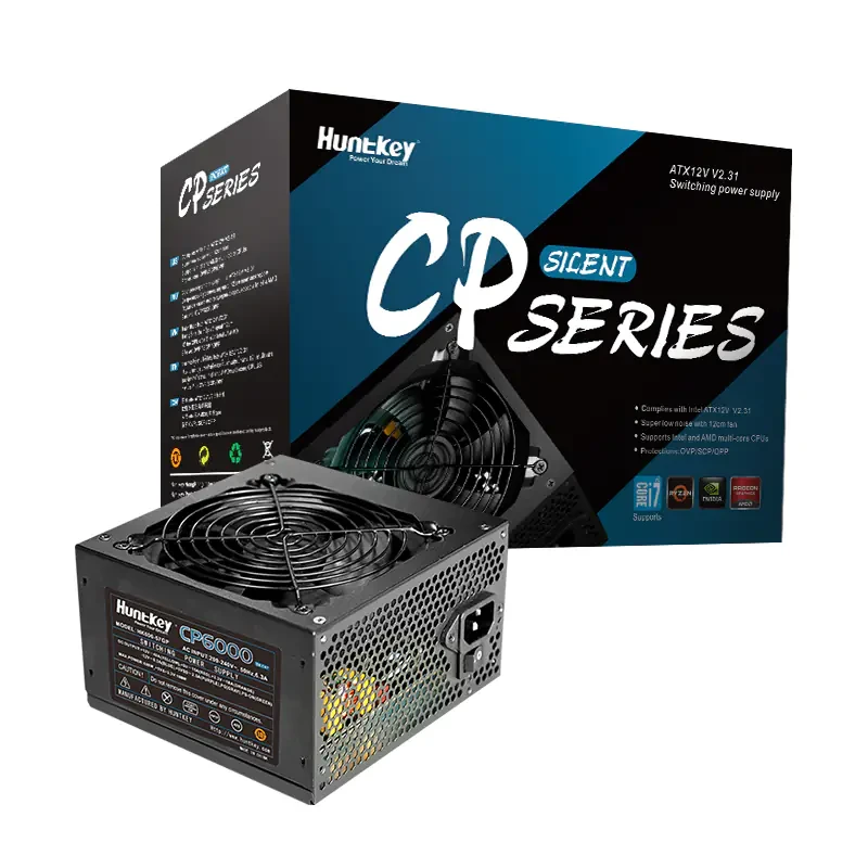 Huntkey CP Series CP6000 600W ATX Non-Modular Black Power Supply