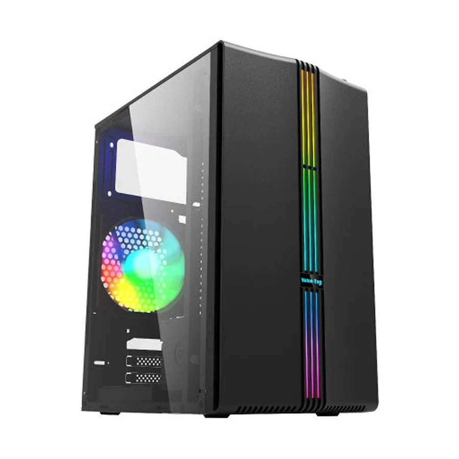 Value Top VT-M300 Mini Tower Black Micro-ATX Desktop Casing (Standard PSU Included)