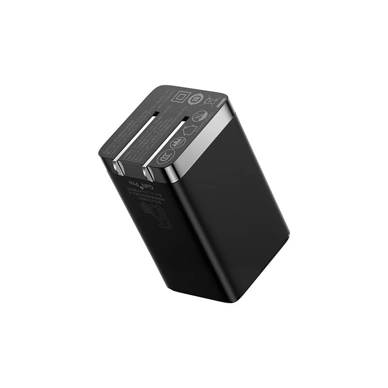 BASEUS GAN5 PRO 65W FAST CHARGER WITH 1xUSB 2xTYPE-C PORT