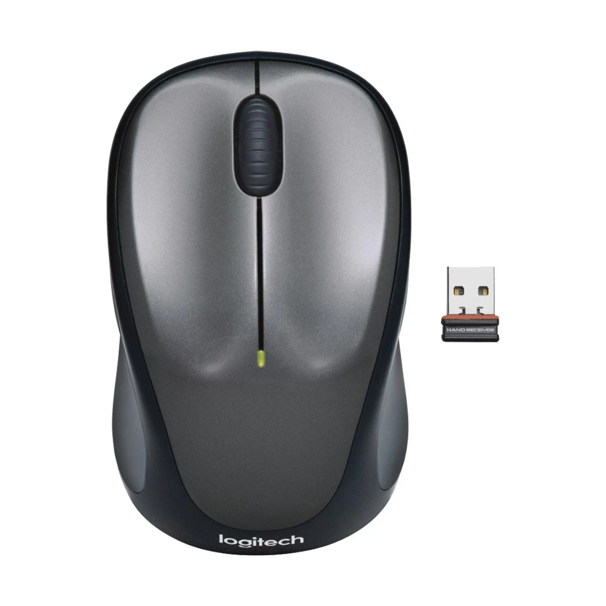 Logitech M235 Colt Glossy Gray Wireless Mouse #910-003384