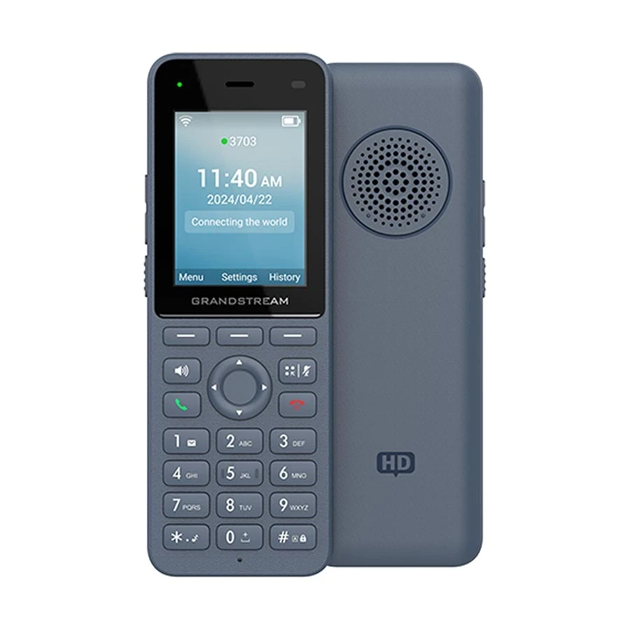 Grandstream WP826 Cordless Wi-Fi Blue IP Phone with 3 SIP Accounts 3 Line