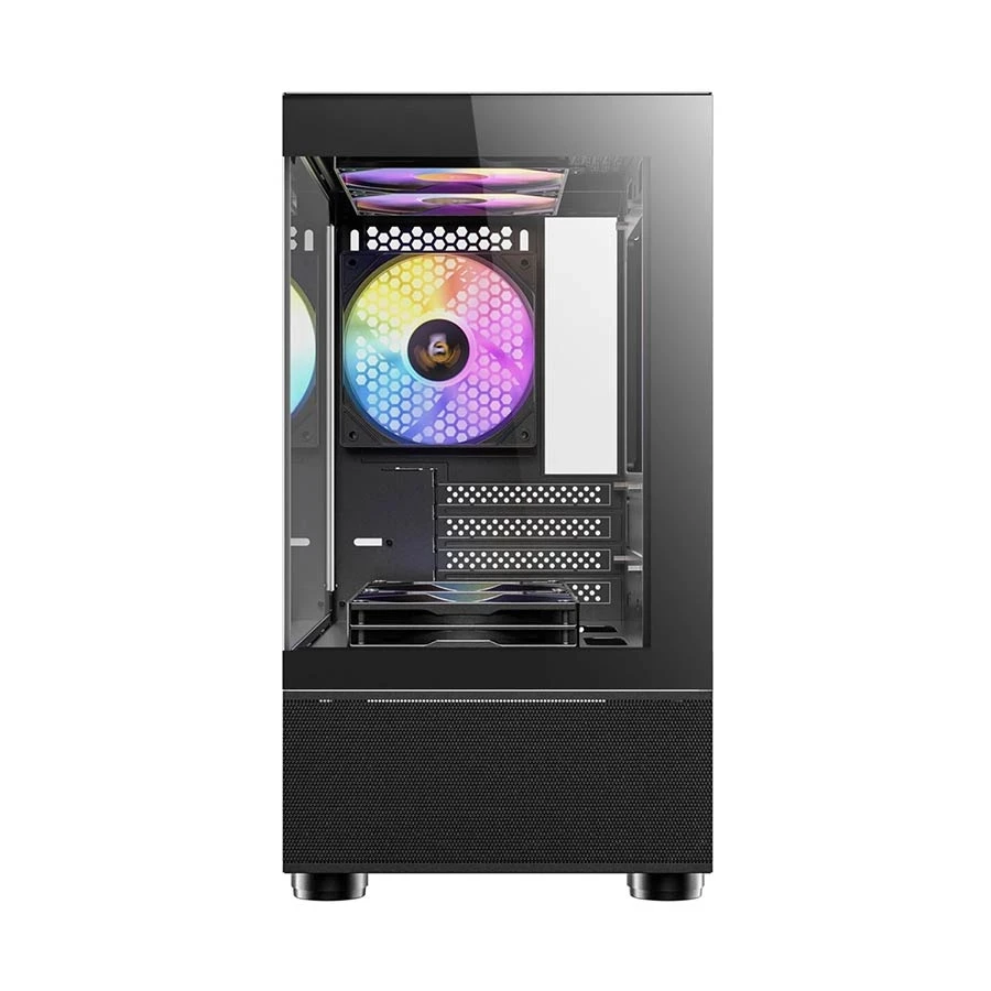 Antec CX200M RGB Elite Mini Tower Black (Tempered Glass Window) Micro-ATX Gaming Desktop Case