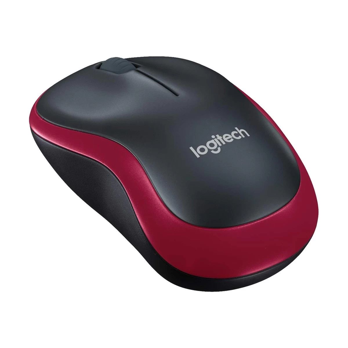 Logitech M185 Red Wireless Mouse #910-002503