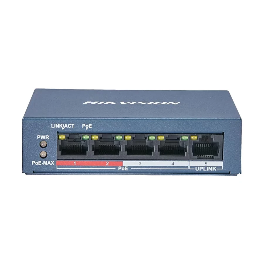 Hikvision DS-3E0105P-EM 5 Port Unmanaged PoE Switch