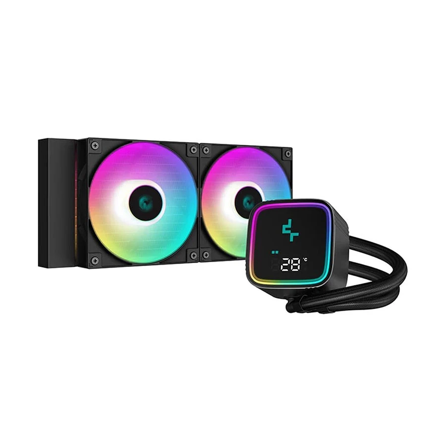 Deepcool LS520 SE ARGB 240mm AIO Black Liquid CPU Cooler #R-LS520-BKAMMM-G-1