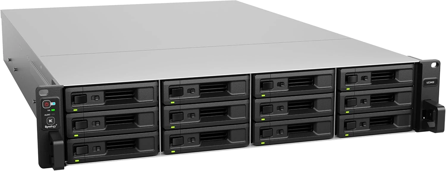 Synology UC3400 12 Bays NAS Storage Rackmount