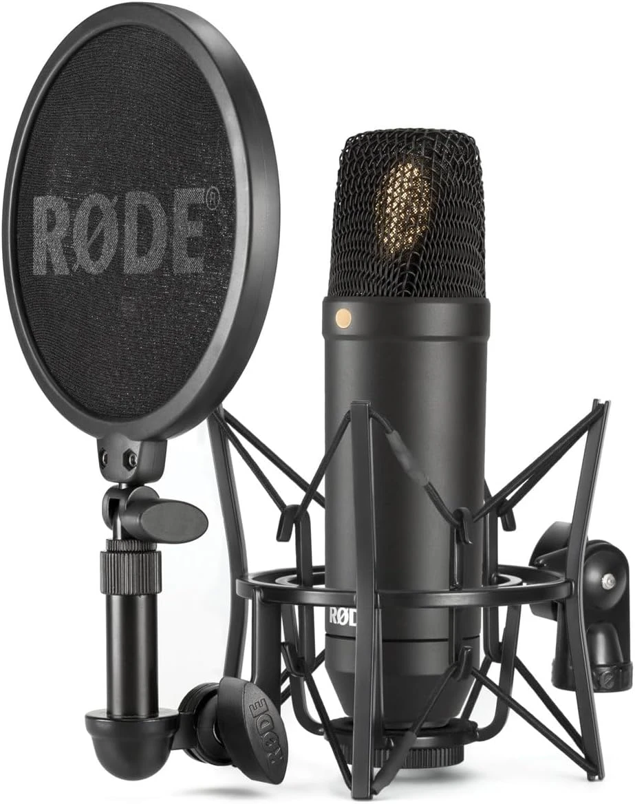 Rode Complete Studio Kit with AI-1 Audio Interface, NT1 Microphone, SM6 Shockmount, and Cables