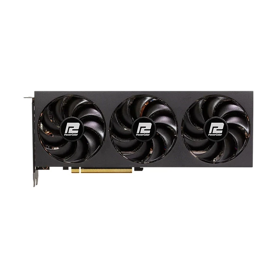 PowerColor Fighter AMD Radeon RX 7700 XT 12GB GDDR6 Black Graphics Card #RX7700XT 12G-F/OC
