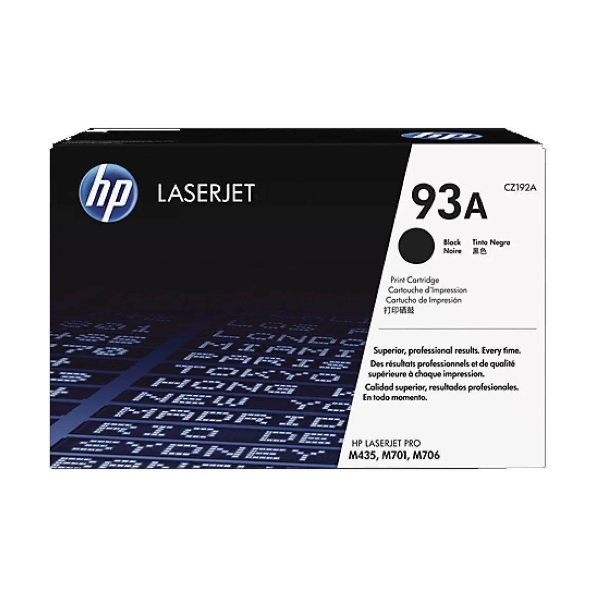 HP 93A Black Original LaserJet Toner (CZ192A) (Official)