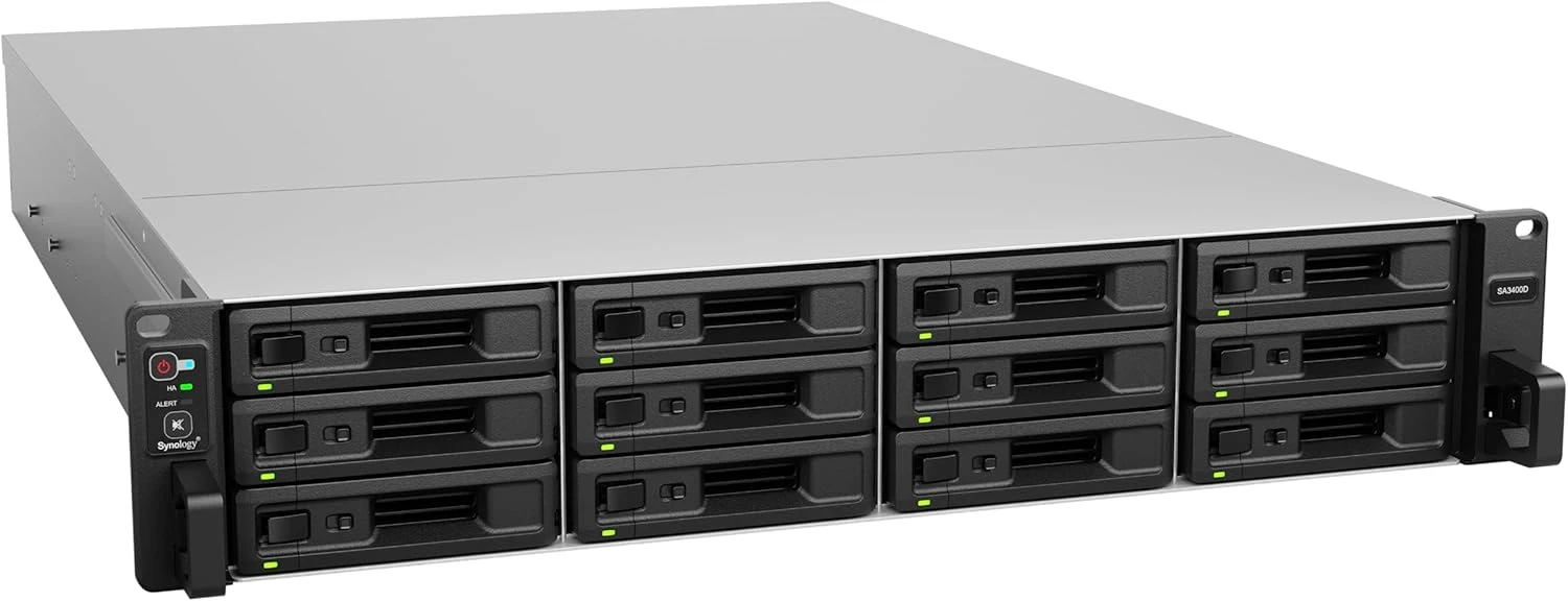 Synology SA3400D 12-bay active-passive NAS Enclosure