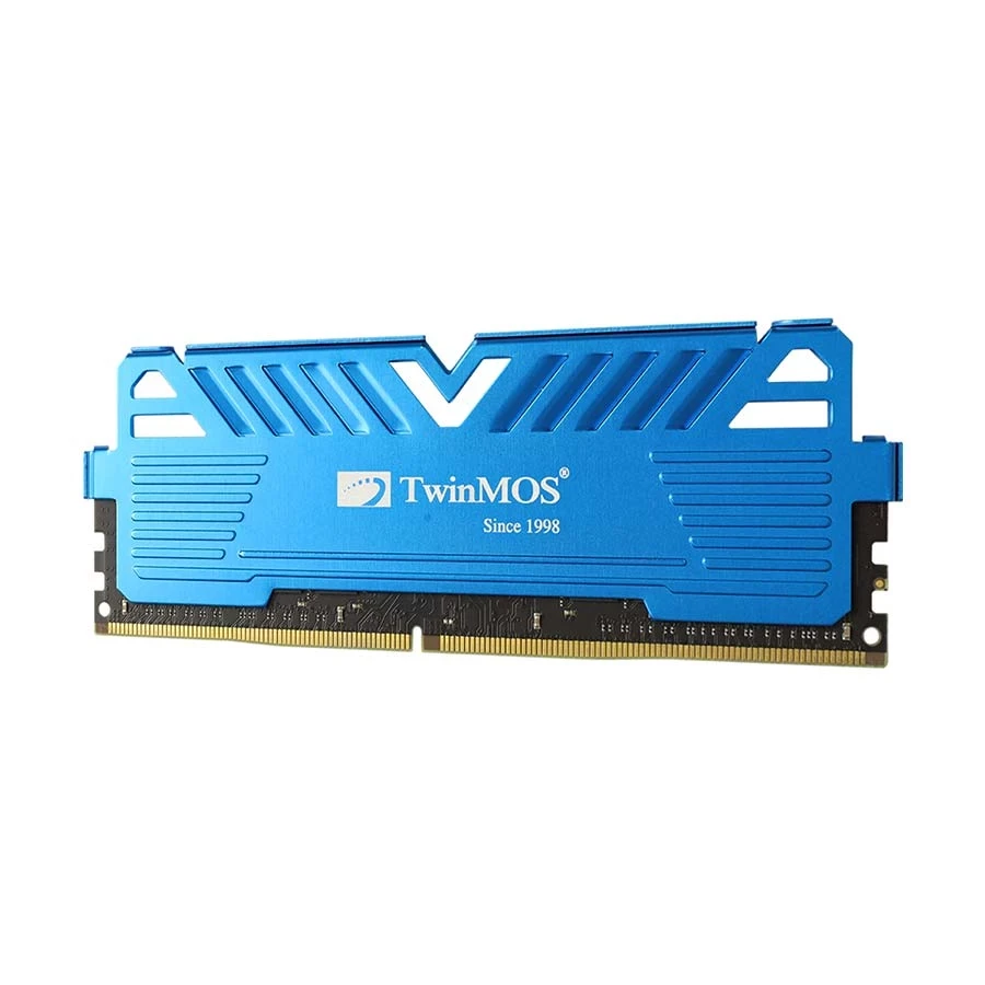 Twinmos TornadoX6 8GB DDR4 3200MHz U-DIMM Blue Desktop RAM with Heatsink #TMMDD48GB3200DBBX6