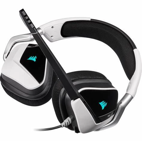 Corsair VOID RGB ELITE USB Premium White Gaming Headphone with 7.1 Surround Sound #CA-9011204-AP / CA-9011204-CN