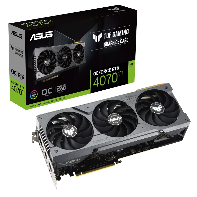 Asus TUF Gaming GeForce RTX 4070 Ti OC Edition 12GB GDDR6X Graphics Card