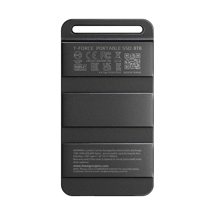 Team T-Force M200 1TB USB 3.2 Gen 2 Type-C Black Portable External SSD