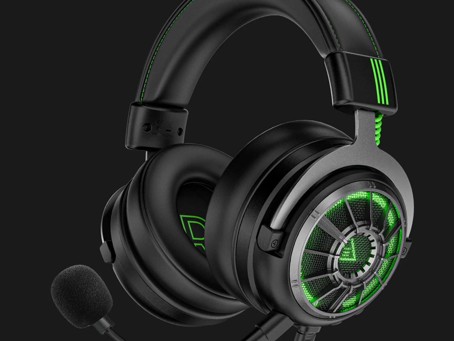 EKSA StarEngine E5000S Black Wired Over-Ear Gaming Headphone