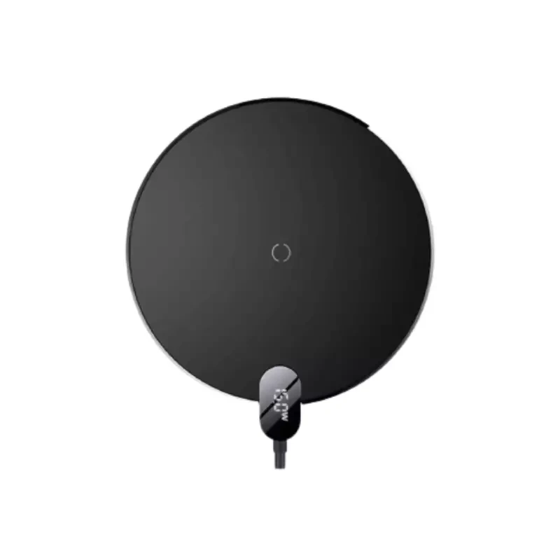 BASEUS BS-W526 DIGITAL LED DISPLAY GEN 2 15W WIRELESS CHARGER - BLACK