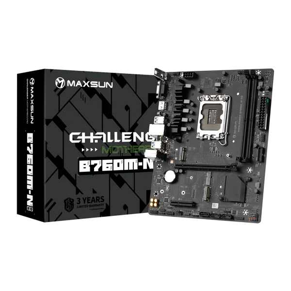 Maxsun Challenger B760M-N D5 Intel Motherboard #MS-CHALLENGER B760M-N D5