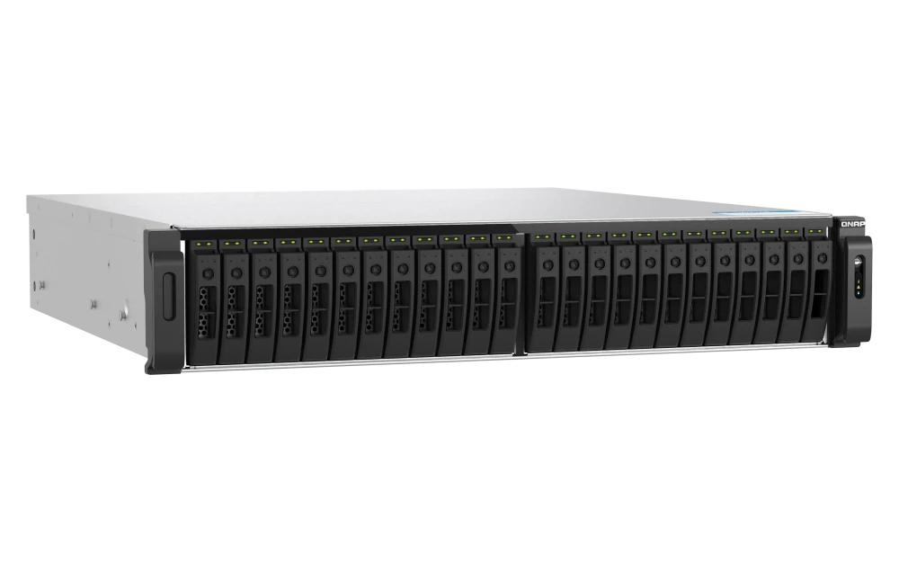 QNAP TS-h3077AFU-R7-64G 30 Bays NAS Storage 2U Rackmount Network Storage (5 Year Warranty)